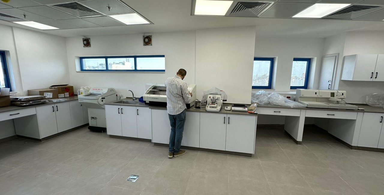 Equipment installed at the Palestine Medical Center - Women Healthcare Center